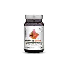 Magnez stres + melisa + szyszki chmielu + witamina B6  90 tabletek Aura Herbals